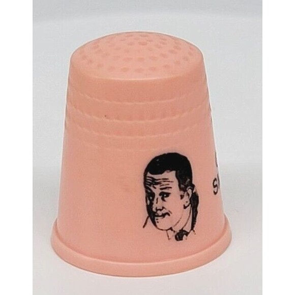 Get Smart Pink Plastic Sewing Thimble TV Series Vintage Collectible - Picture 5 of 12